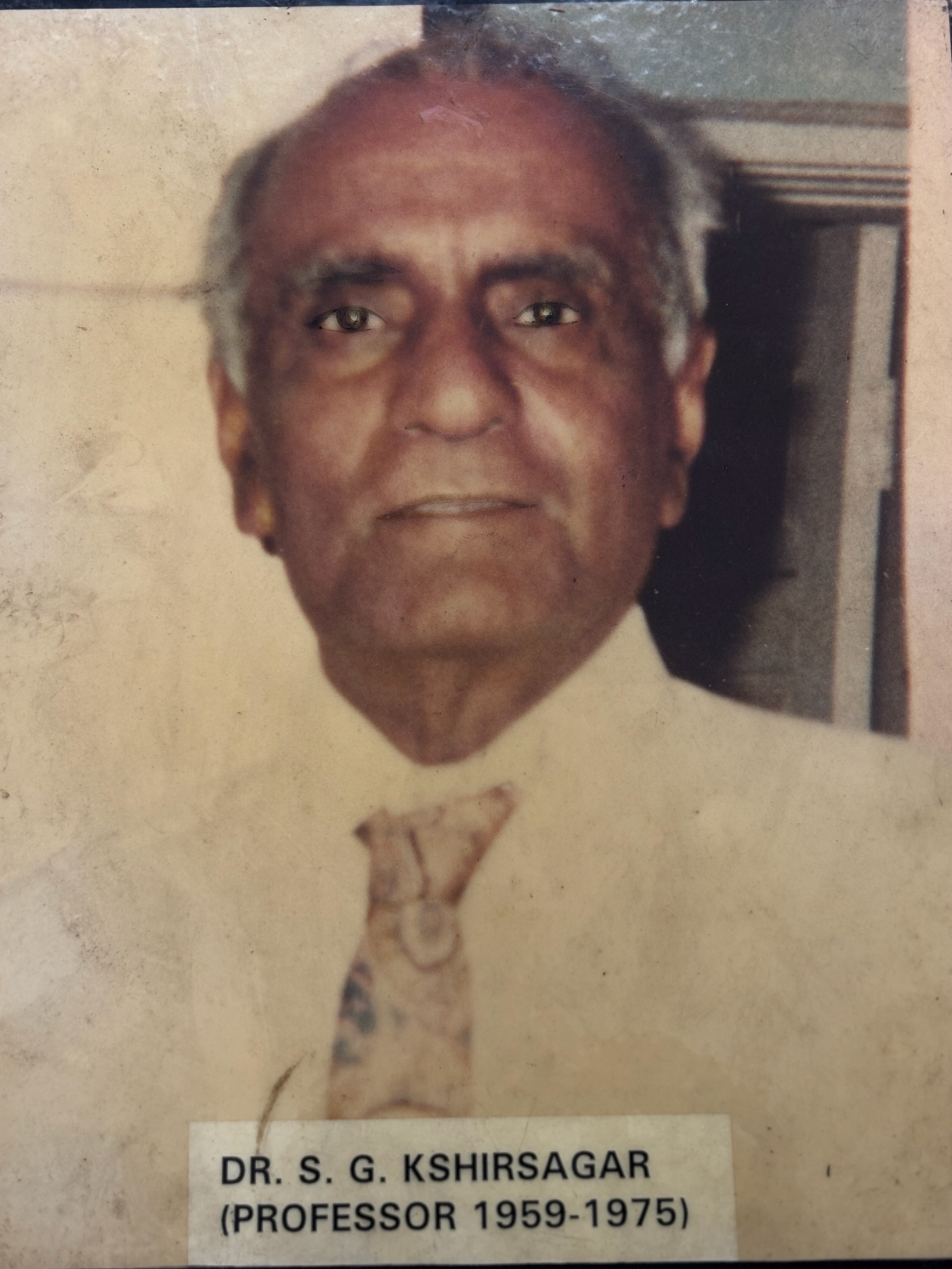 Dr. S.G.Kshirsagar